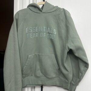 Essentials Sage Green Hoodie